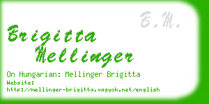 brigitta mellinger business card